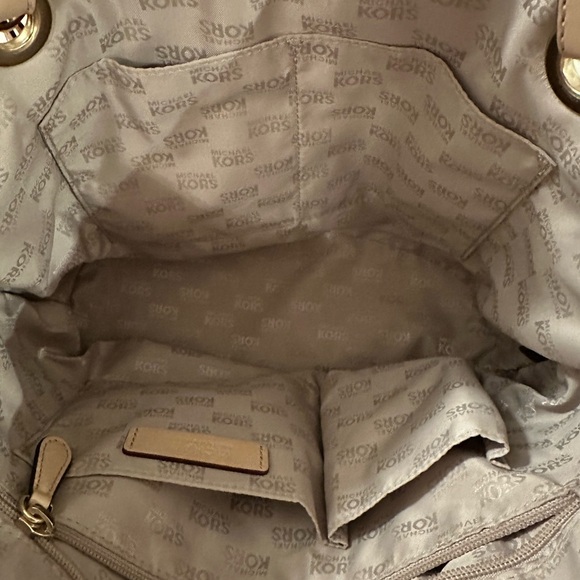 Michael Kors Gold Metallic Tote with Luxe Finish - Picture 4 of 4